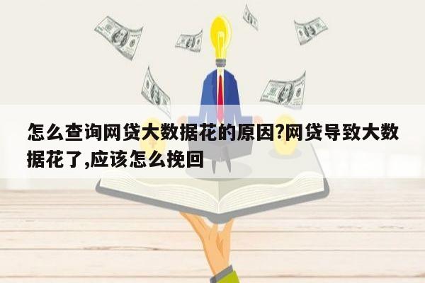 怎么查询网贷大数据花的原因?网贷导致大数据花了,应该怎么挽回