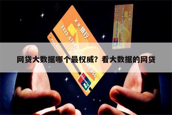 网贷大数据哪个最权威?看大数据的网贷