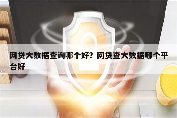 网贷大数据查询哪个好?网贷查大数据哪个平台好
