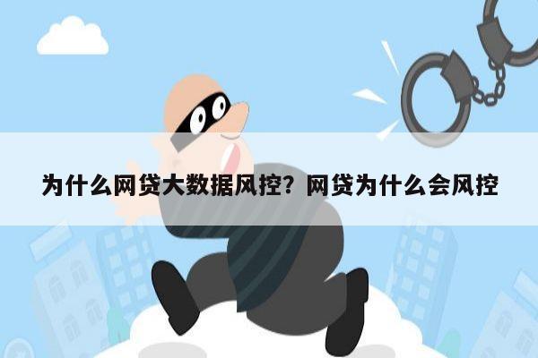 为什么网贷大数据风控?网贷为什么会风控
