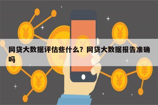 网贷大数据评估些什么?网贷大数据报告准确吗