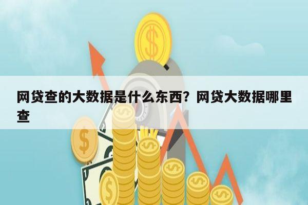 网贷查的大数据是什么东西?网贷大数据哪里查