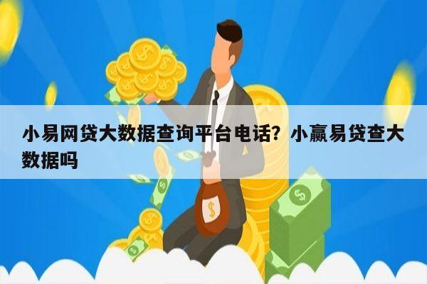 小易网贷大数据查询平台电话?小赢易贷查大数据吗