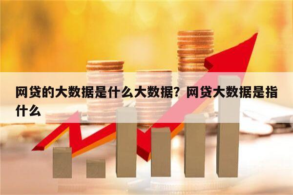 网贷的大数据是什么大数据?网贷大数据是指什么