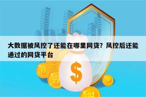 大数据被风控了还能在哪里网贷?风控后还能通过的网贷平台