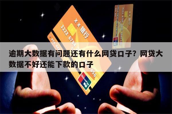 逾期大数据有问题还有什么网贷口子?网贷大数据不好还能下款的口子