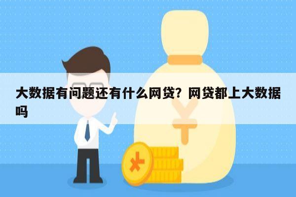大数据有问题还有什么网贷?网贷都上大数据吗