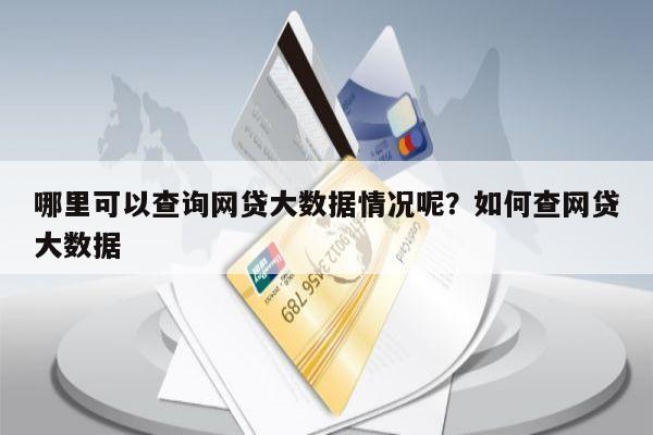 哪里可以查询网贷大数据情况呢?如何查网贷大数据