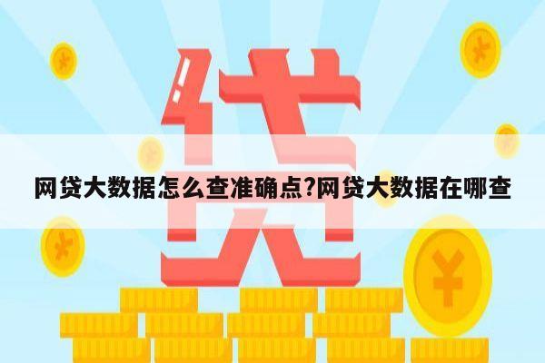 网贷大数据怎么查准确点?网贷大数据在哪查