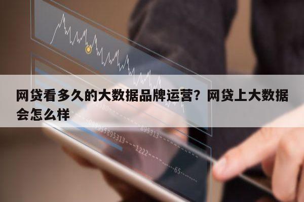 网贷看多久的大数据品牌运营?网贷上大数据会怎么样