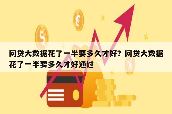 网贷大数据花了一半要多久才好?网贷大数据花了一半要多久才好通过