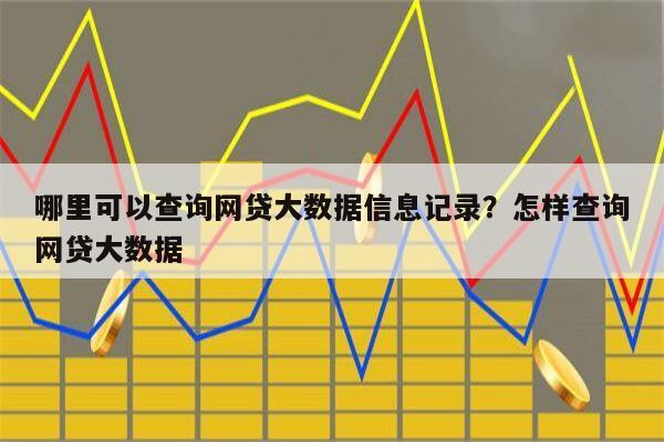 哪里可以查询网贷大数据信息记录?怎样查询网贷大数据