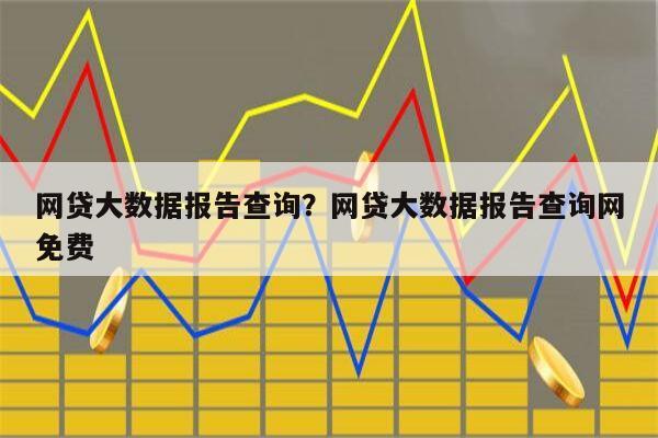网贷大数据报告查询?网贷大数据报告查询网免费