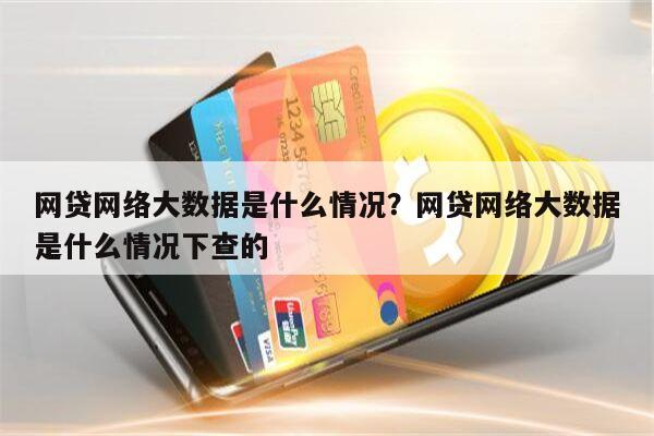 网贷网络大数据是什么情况?网贷网络大数据是什么情况下查的