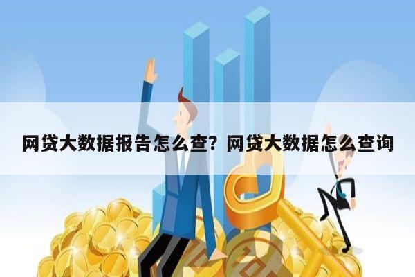网贷大数据报告怎么查?网贷大数据怎么查询