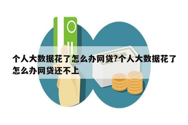 个人大数据花了怎么办网贷?个人大数据花了怎么办网贷还不上