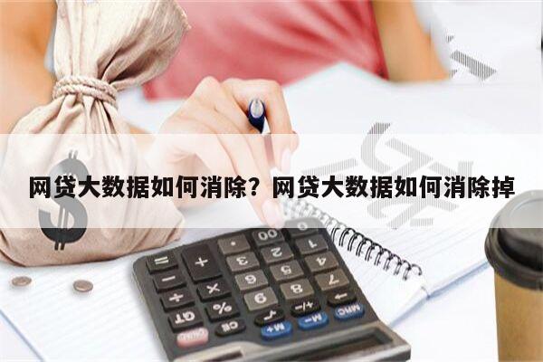 网贷大数据如何消除?网贷大数据如何消除掉