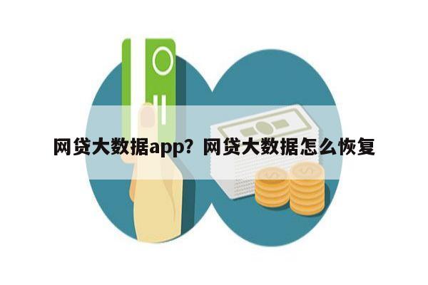 网贷大数据app?网贷大数据怎么恢复