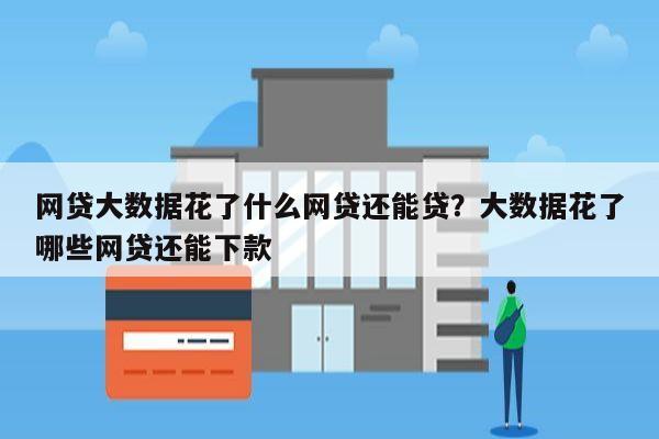 网贷大数据花了什么网贷还能贷?大数据花了哪些网贷还能下款
