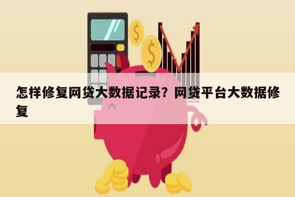 怎样修复网贷大数据记录?网贷平台大数据修复