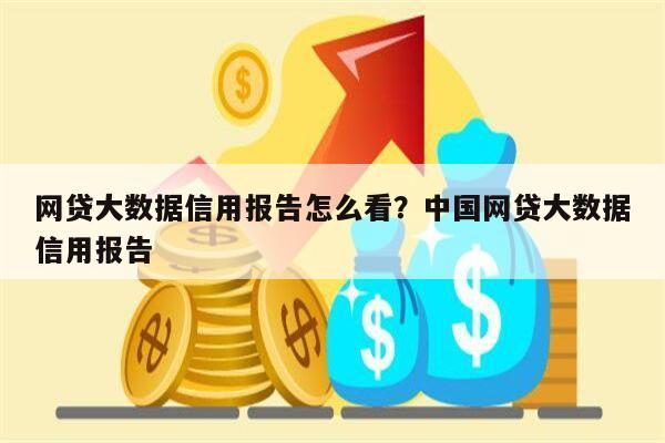 网贷大数据信用报告怎么看?中国网贷大数据信用报告