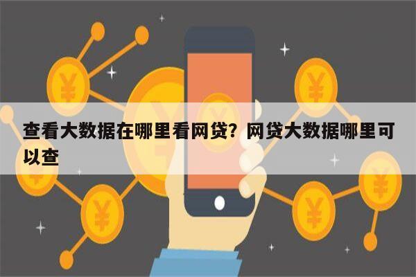 查看大数据在哪里看网贷?网贷大数据哪里可以查