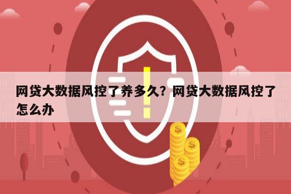 网贷大数据风控了养多久?网贷大数据风控了怎么办