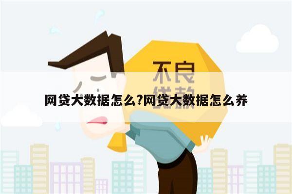 网贷大数据怎么?网贷大数据怎么养