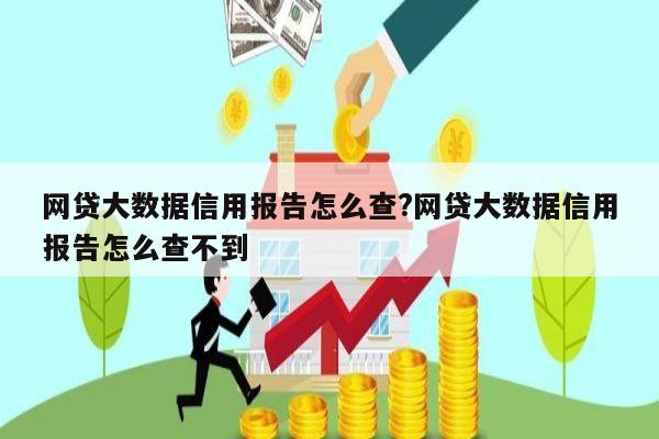 网贷大数据信用报告怎么查?网贷大数据信用报告怎么查不到