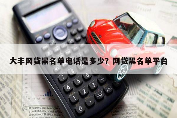 大丰网贷黑名单电话是多少?网贷黑名单平台