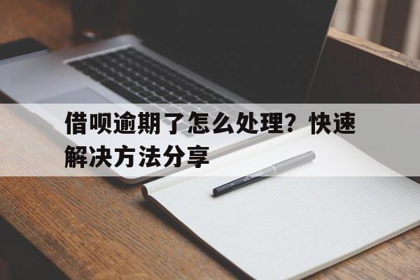 借呗逾期了怎么处理?快速解决方法分享