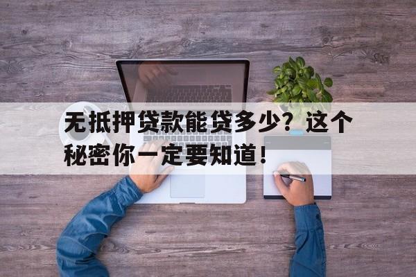 无抵押贷款能贷多少?这个秘密你一定要知道!