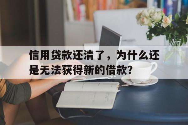 信用贷款还清了,为什么还是无法获得新的借款?